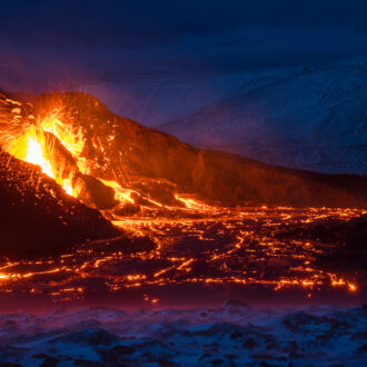 The,Eruption,Site,Of,Geldingadalir,Volcano,In,Fagradalsfjall,Mountain,On